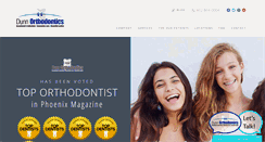 Desktop Screenshot of dunn-orthodontics.com